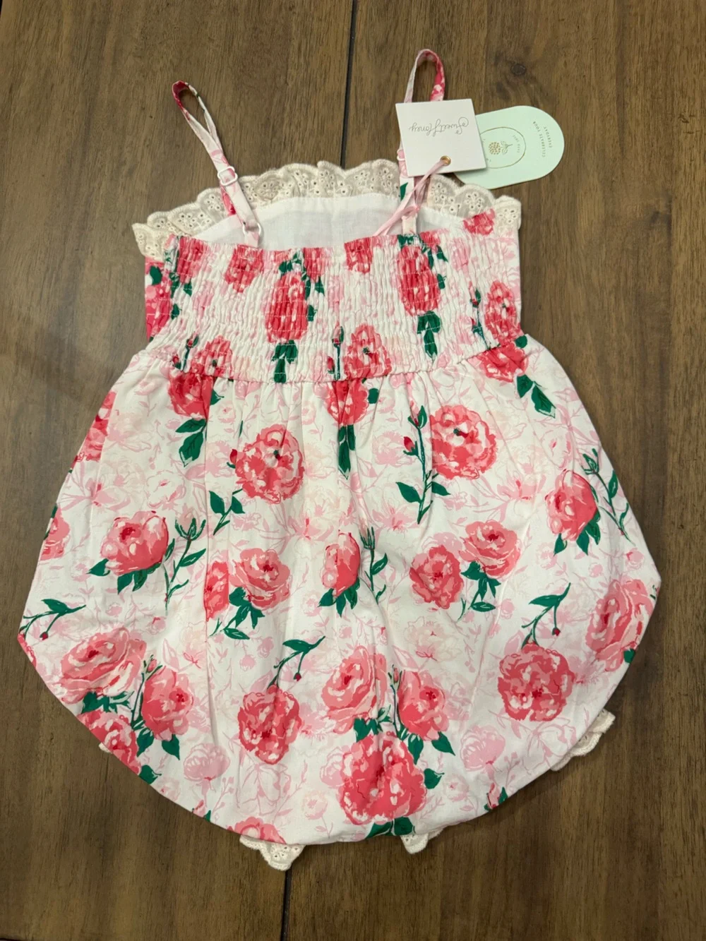 SweetHoney Pink & Green Floral Bubble